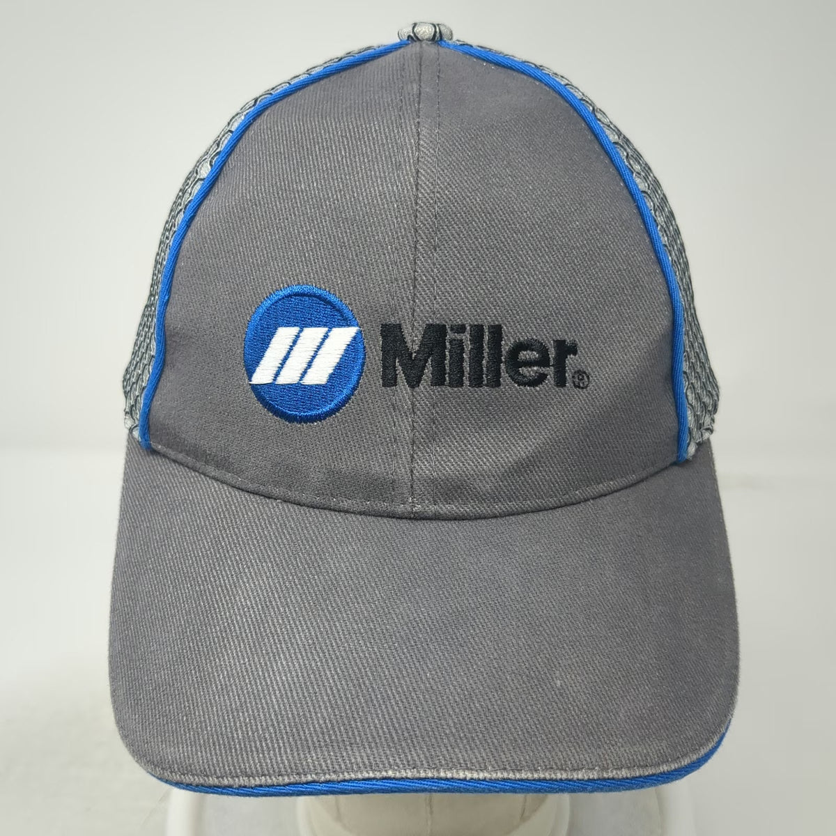 Promotional Designs Inc Baseball Cap Gray One Size Miller Electric Mesh Back Hat