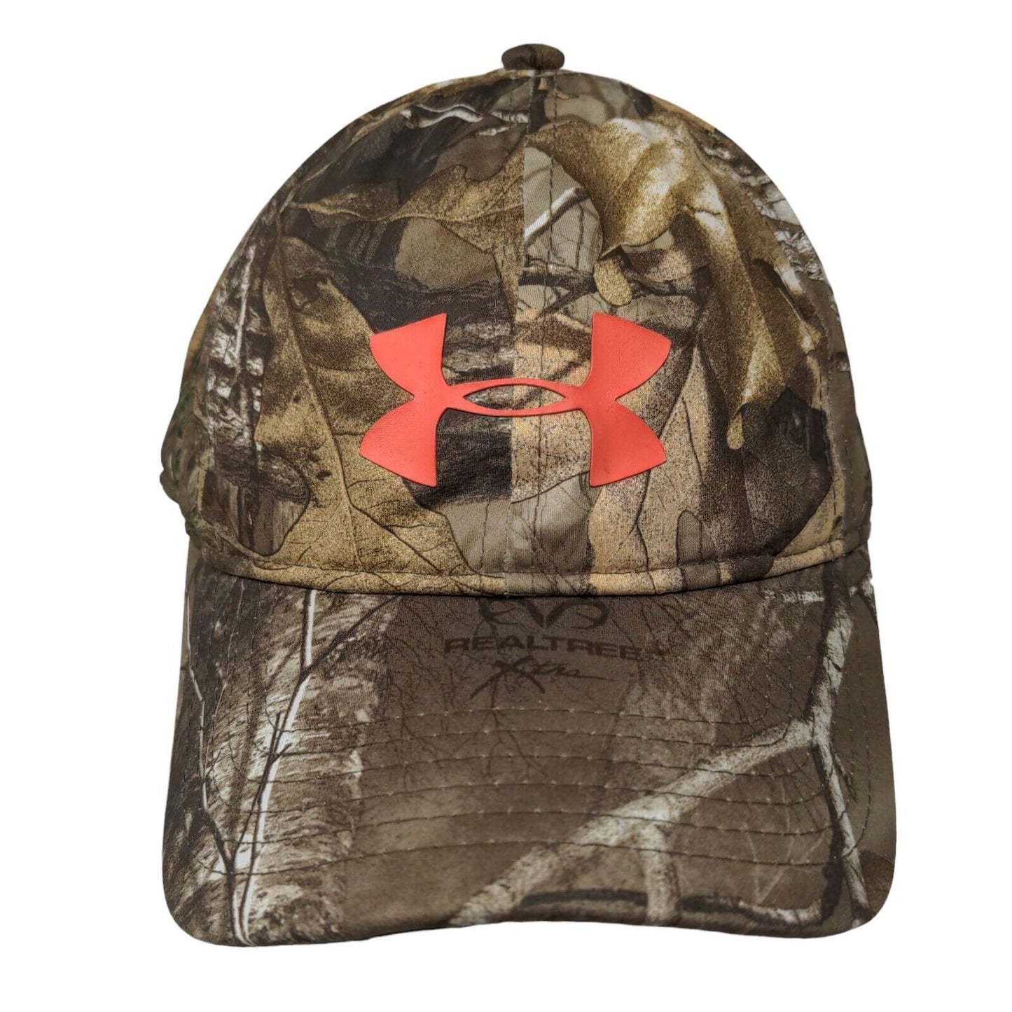 Under Armour Men's Slideback Camo Hat Size OSFA Logo 100% Polyester Realtree