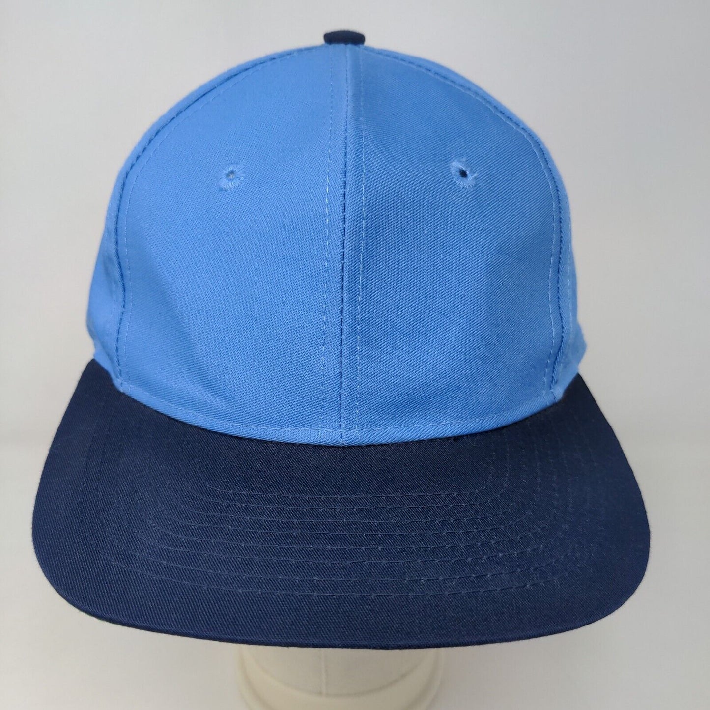 Designer Headwear Men's Snapback Hat Blue OSFA Two Hone Blank