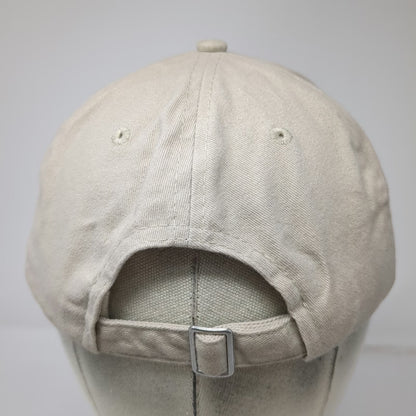 Queensboro Baseball Cap Beige One Size Schur Success Group Logo Adjustable Hat