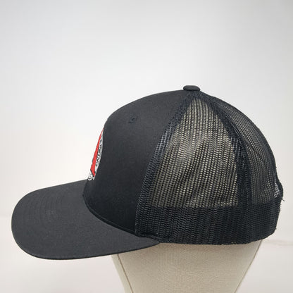 Yupoong Avery Brewing Boulder CO Trucker Hat Black One Size Mesh Back Snapback