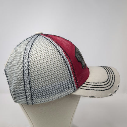 Robin Ruth Texas Baseball Cap Red One Size Distressed Snapback Mesh Souvenir Hat
