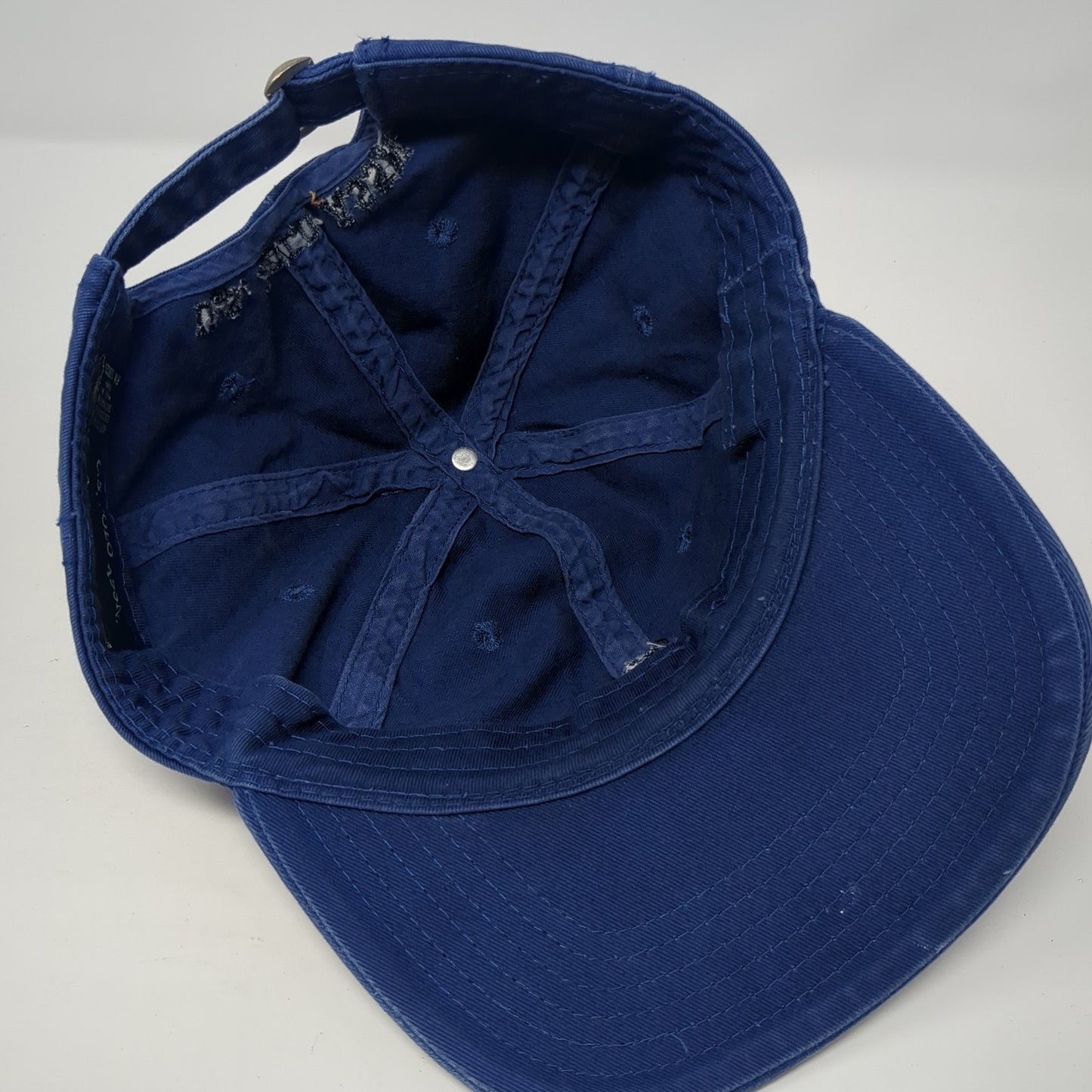 U.S. Polo Assn. Slideback Hat Blue One Size Embroidered Logo Adjustable