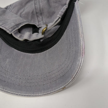 David And Young Slideback Hat Gray One Size Adjustable 6 Panel Blank