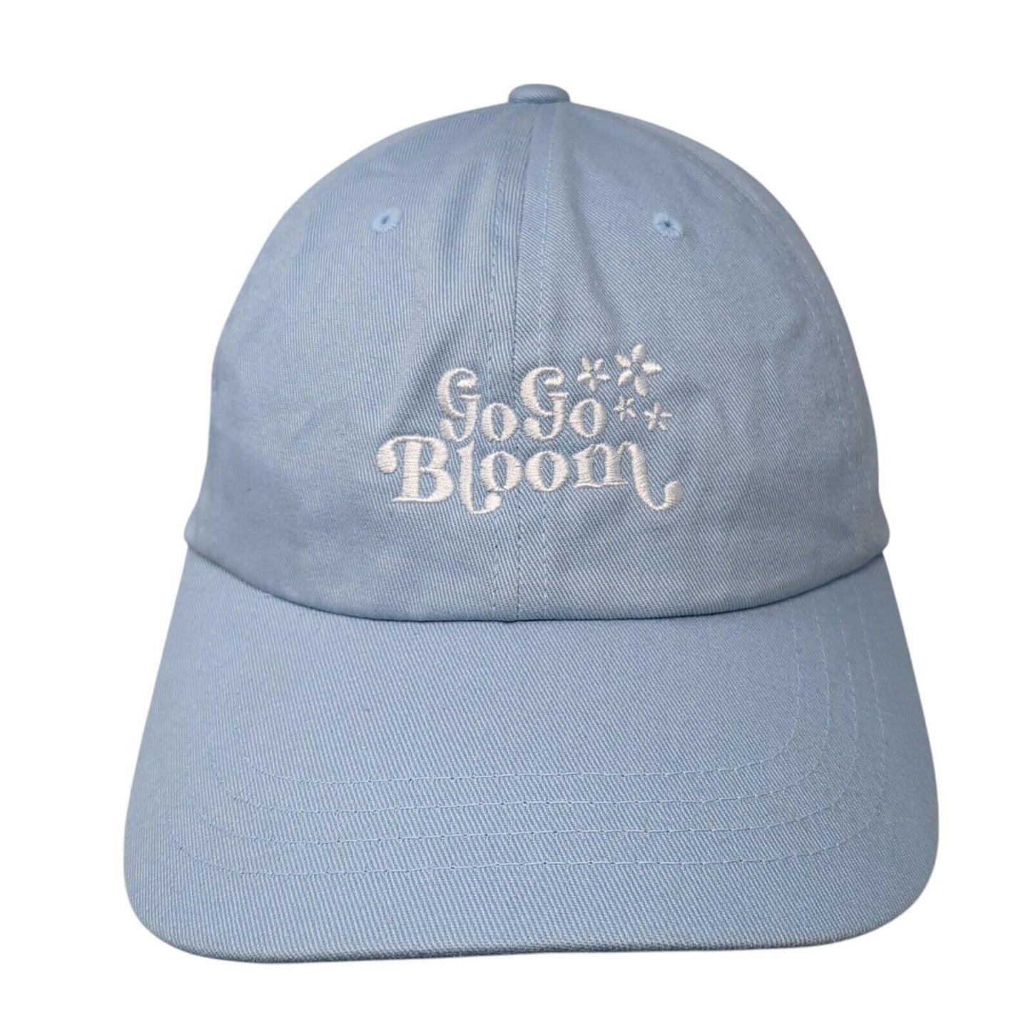 Go Go Bloom Slideback Hat Blue One Size Adjustable Embroidered Classics Yupoong