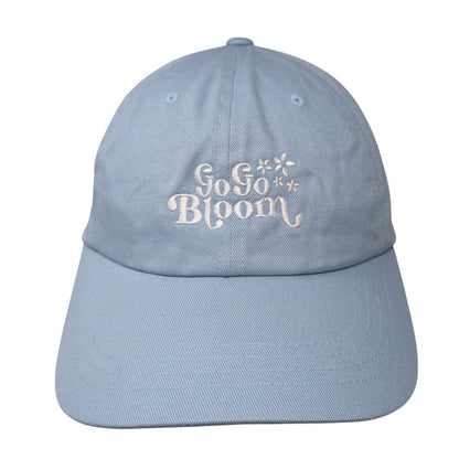 Go Go Bloom Slideback Hat Blue One Size Adjustable Embroidered Classics Yupoong