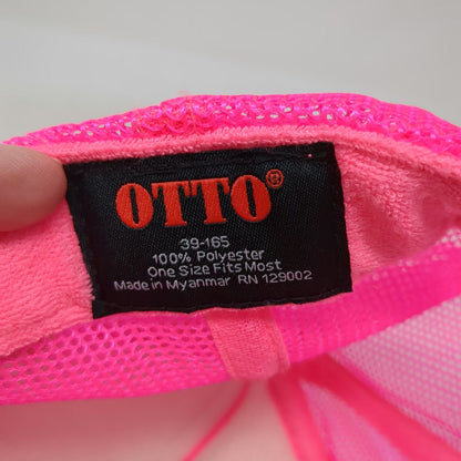 Otto Ellie Mae Somewhere Out West Pink One Size Trucker Hat Mesh Snapback