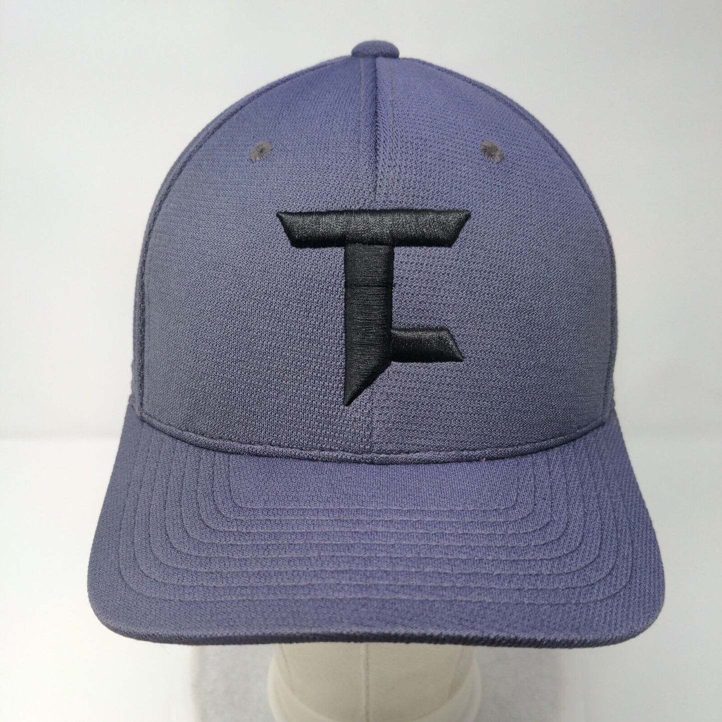 Tuf Cooper Panhandle Fitted Hat Gray S/M Flexfit Embroidered 6 Panel Yupoong