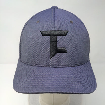 Tuf Cooper Panhandle Fitted Hat Gray S/M Flexfit Embroidered 6 Panel Yupoong