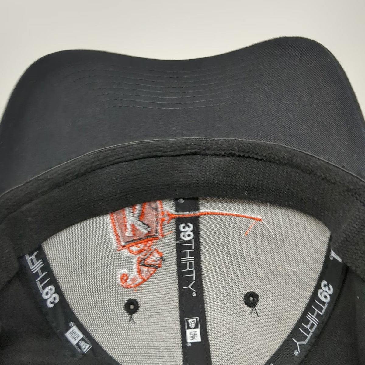 New Era Baseball Cap Black L Knight Transportation Stretch Fit Embroidered Hat