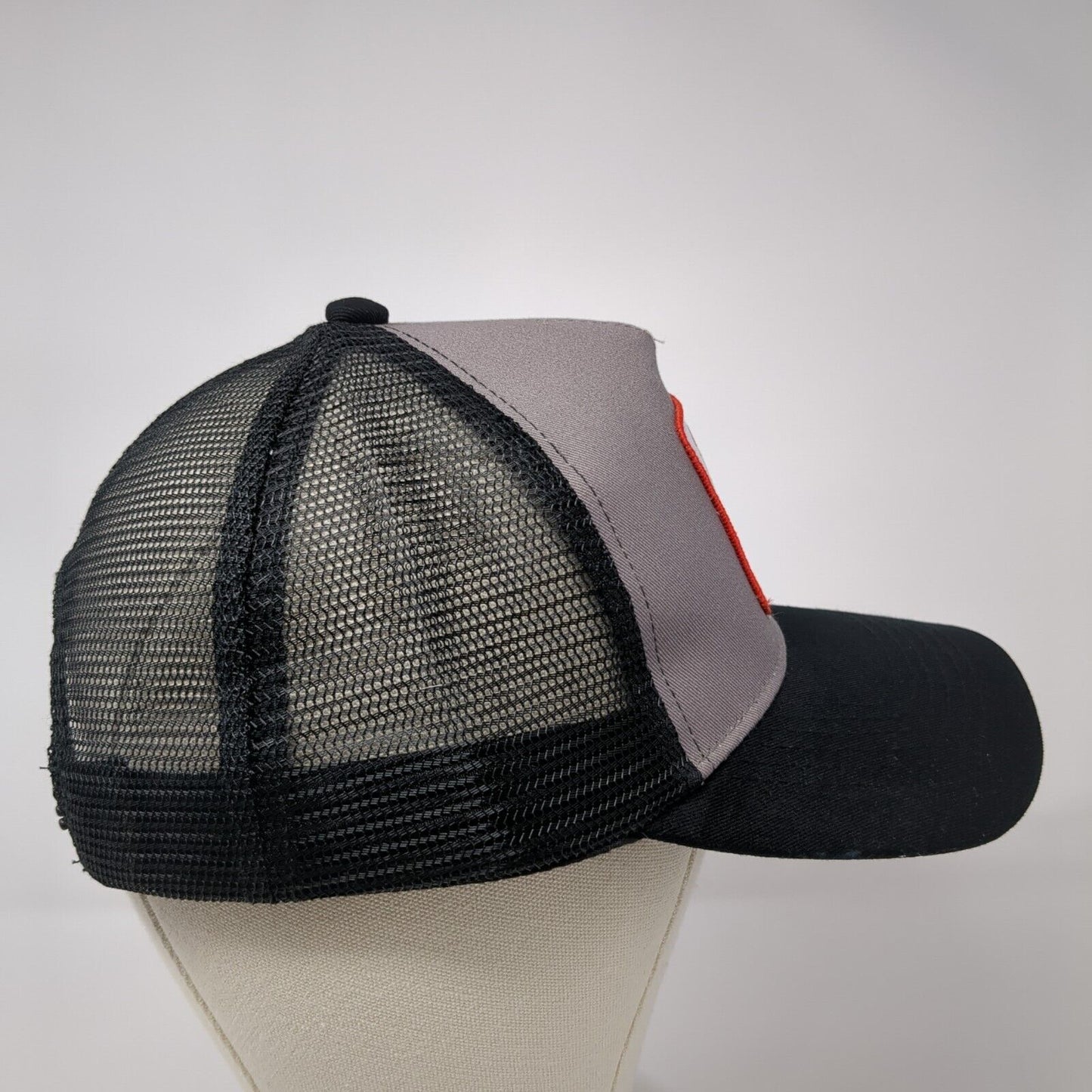 Kauai Hawaii Snapback Trucker Hat Black One Size Adjustable Mesh Back 6 Panel