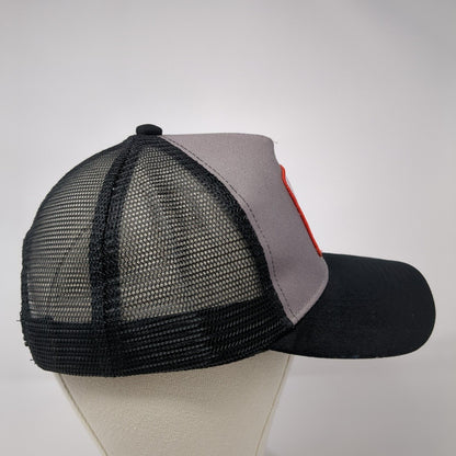 Kauai Hawaii Snapback Trucker Hat Black One Size Adjustable Mesh Back 6 Panel