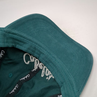 Cabela's Baseball Cap Green One Size Script Logo Strapback Adjustable Hat