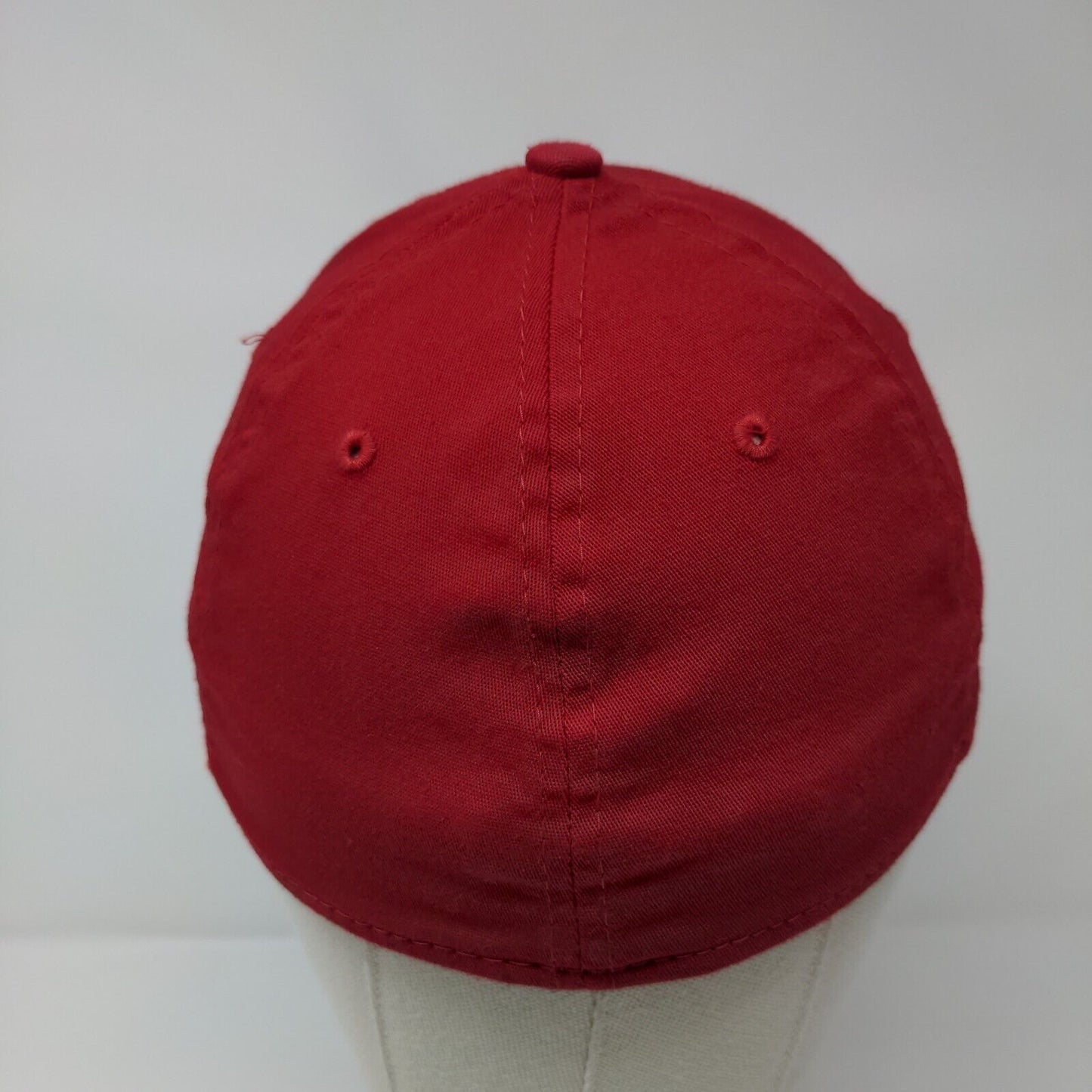 RNR Seed Fitted Hat Red M/L Embroidered Vented Holes 6 Panel 39Thirty New Era