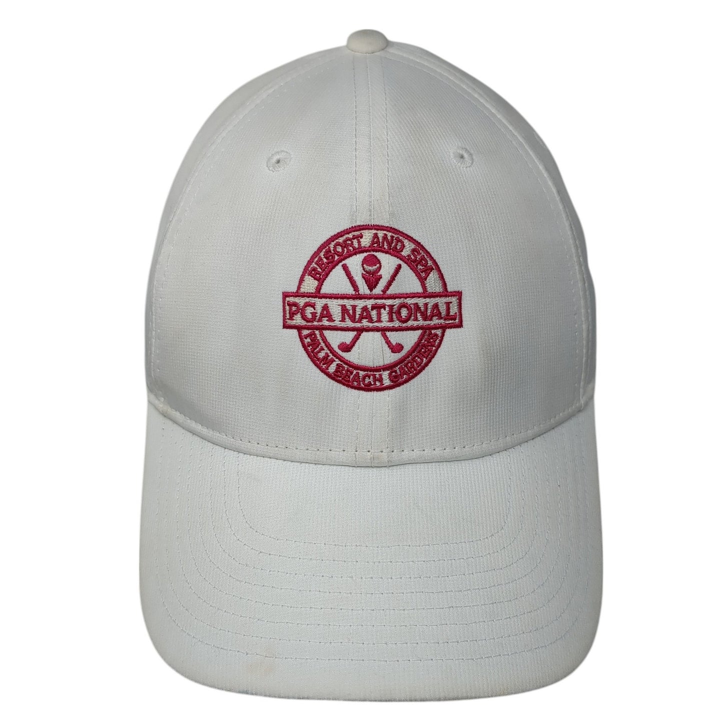 PGA National Resort And Spa Strapback Hat White One Size Nike Swoosh