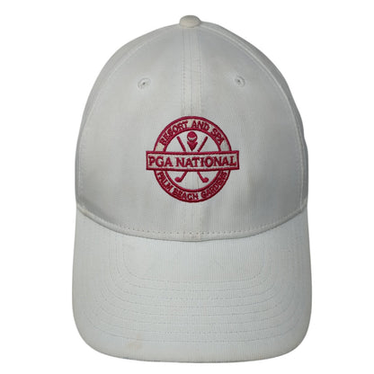 PGA National Resort And Spa Strapback Hat White One Size Nike Swoosh