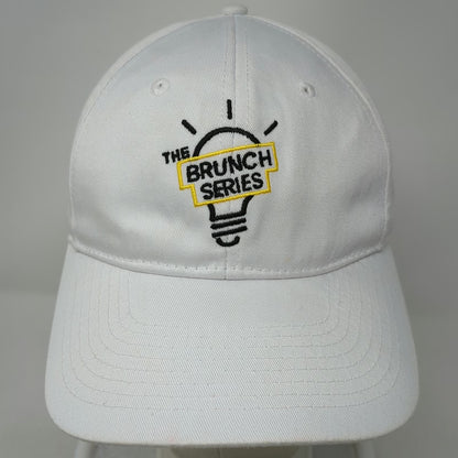 White One Size Baseball Cap Hat The Brunch Series Light Bulb Logo Strapback