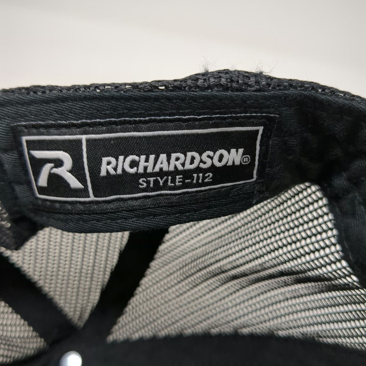 Richardson Trucker Hat Gray One Size Stealth Stixx Fishing Skull Mesh Snapback