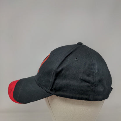 Letter Q Strapback Hat Black One Size Embroidered 6 Panel Cap America