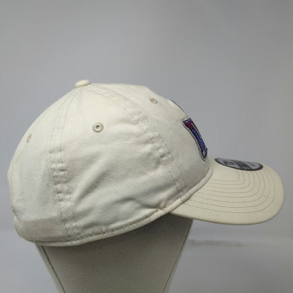 New Era NFL Super Bowl LVIII 9TWENTY Hat Beige OSFM Cap Adjustable Silver Blue