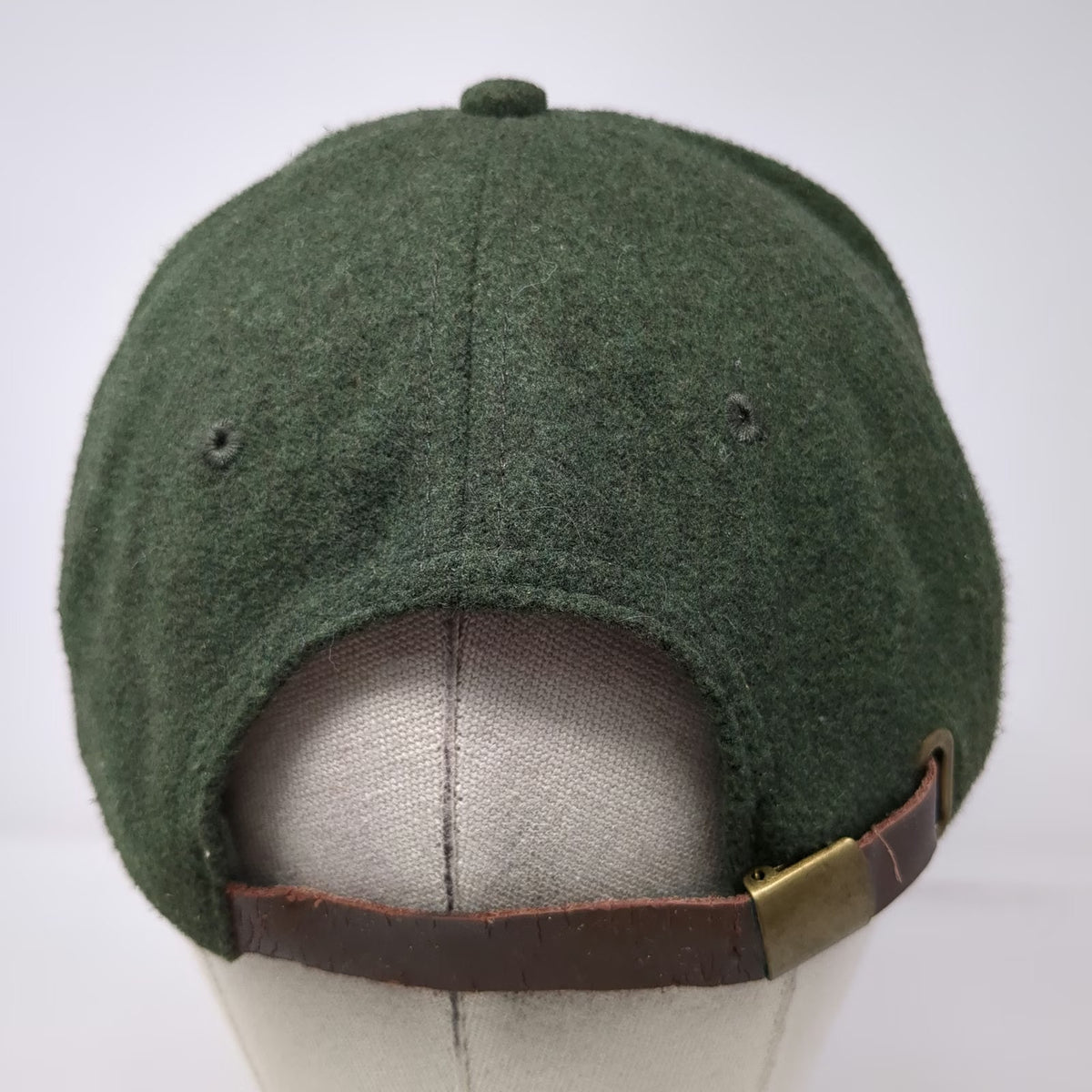 Portland Gear Baseball Cap Green One Size P Oregon Logo Leather Slideback Hat
