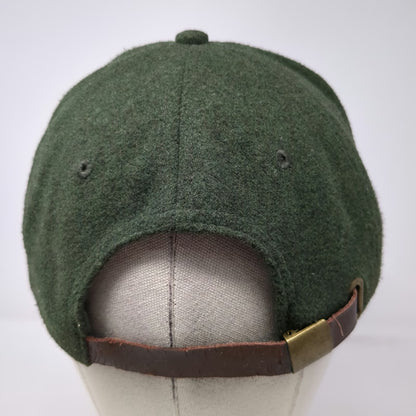 Portland Gear Baseball Cap Green One Size P Oregon Logo Leather Slideback Hat