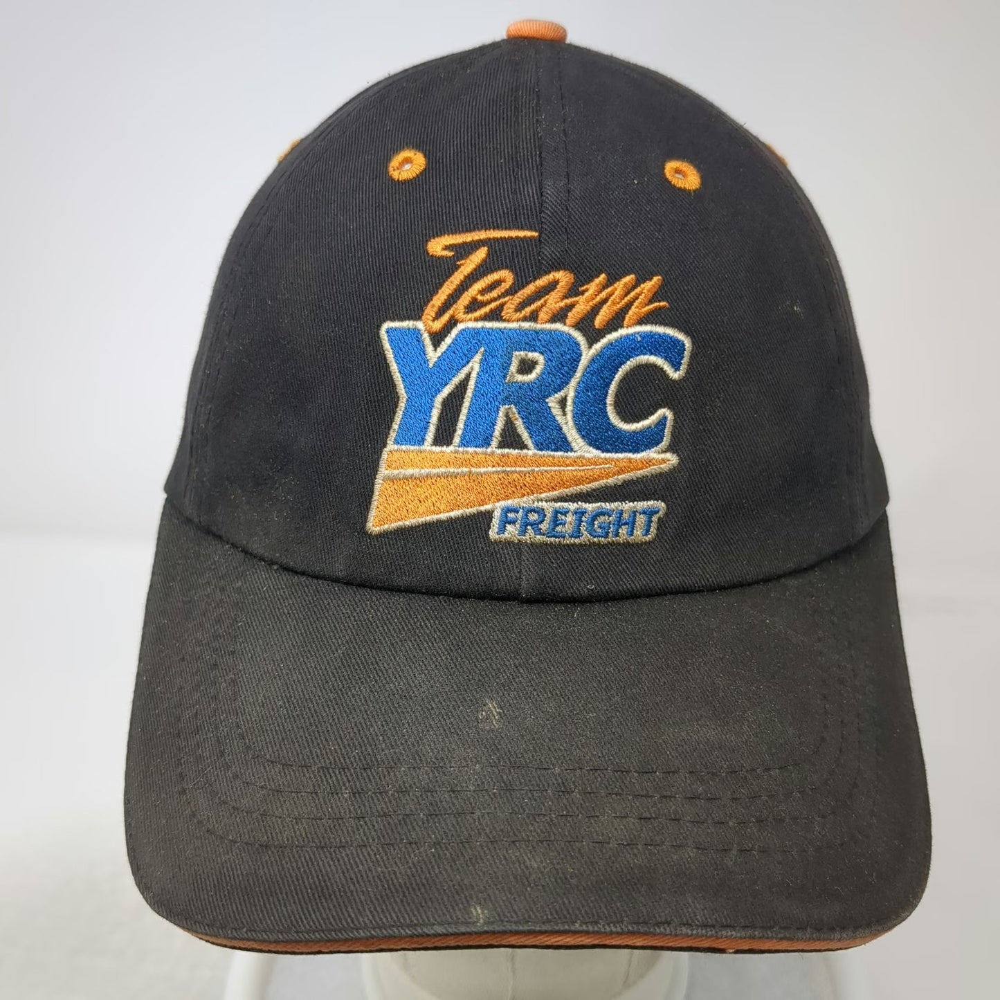 YRC Freight Hat Black One Size Snapback Team Embroidery Logo Trucking Logistics