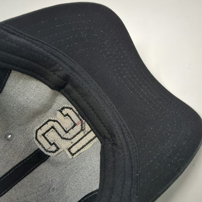 Sean John Baseball Cap Gray One Size Interlocking SJ Logo Slideback Strap Hat