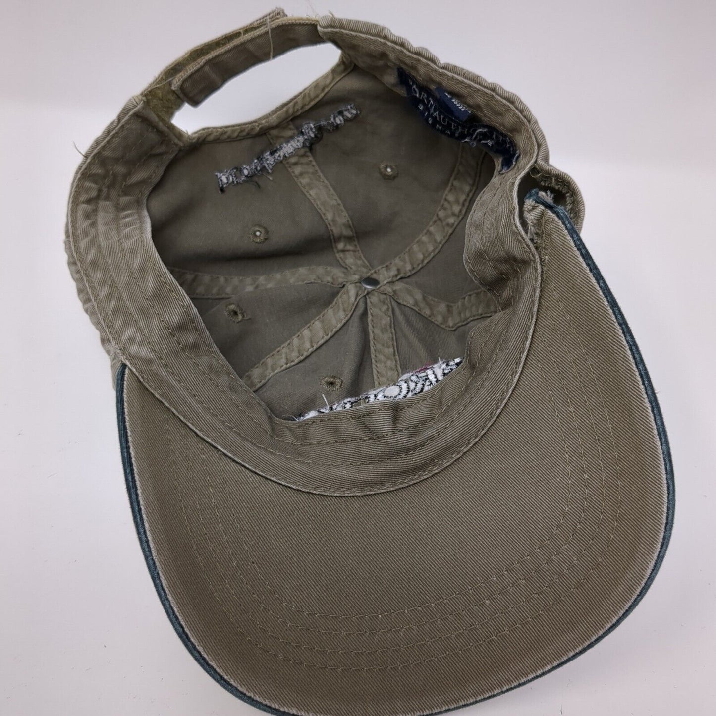Brooks Manufacturing Co. Strapback Hat Tan One Size Port Authority