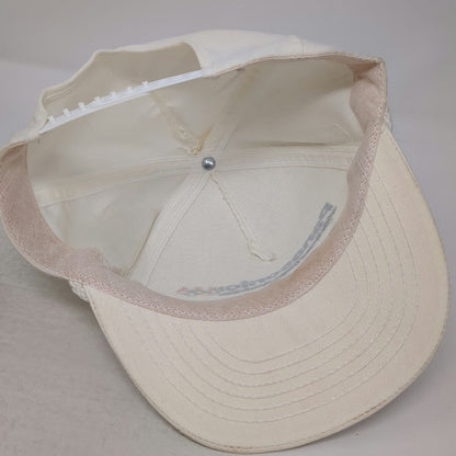 Stylemaster 5 Panel White Hat 7 5/8 Panasonic 1992 US Olympic Team Rope Snapback