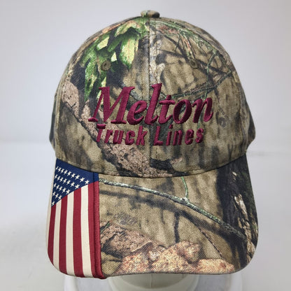 Outdoor Cap Baseball Cap Brown One Size Melton Truck Lines US Flag Camo Hat
