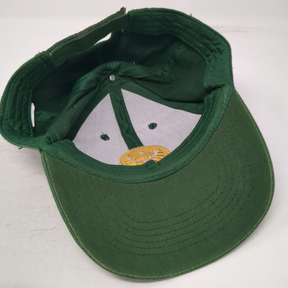 WMS Studio Jagermeister Baseball Cap Green One Size Gold Orange Strapback Hat