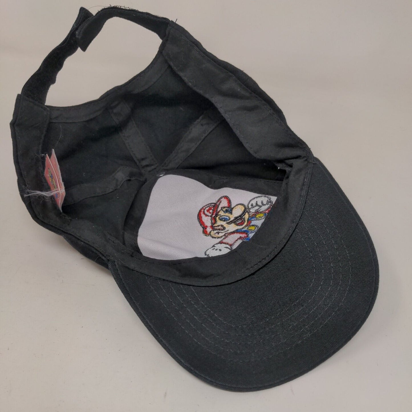 Super Mario Boys Strapback Hat Multicolor One Size Adjustable Embroidered