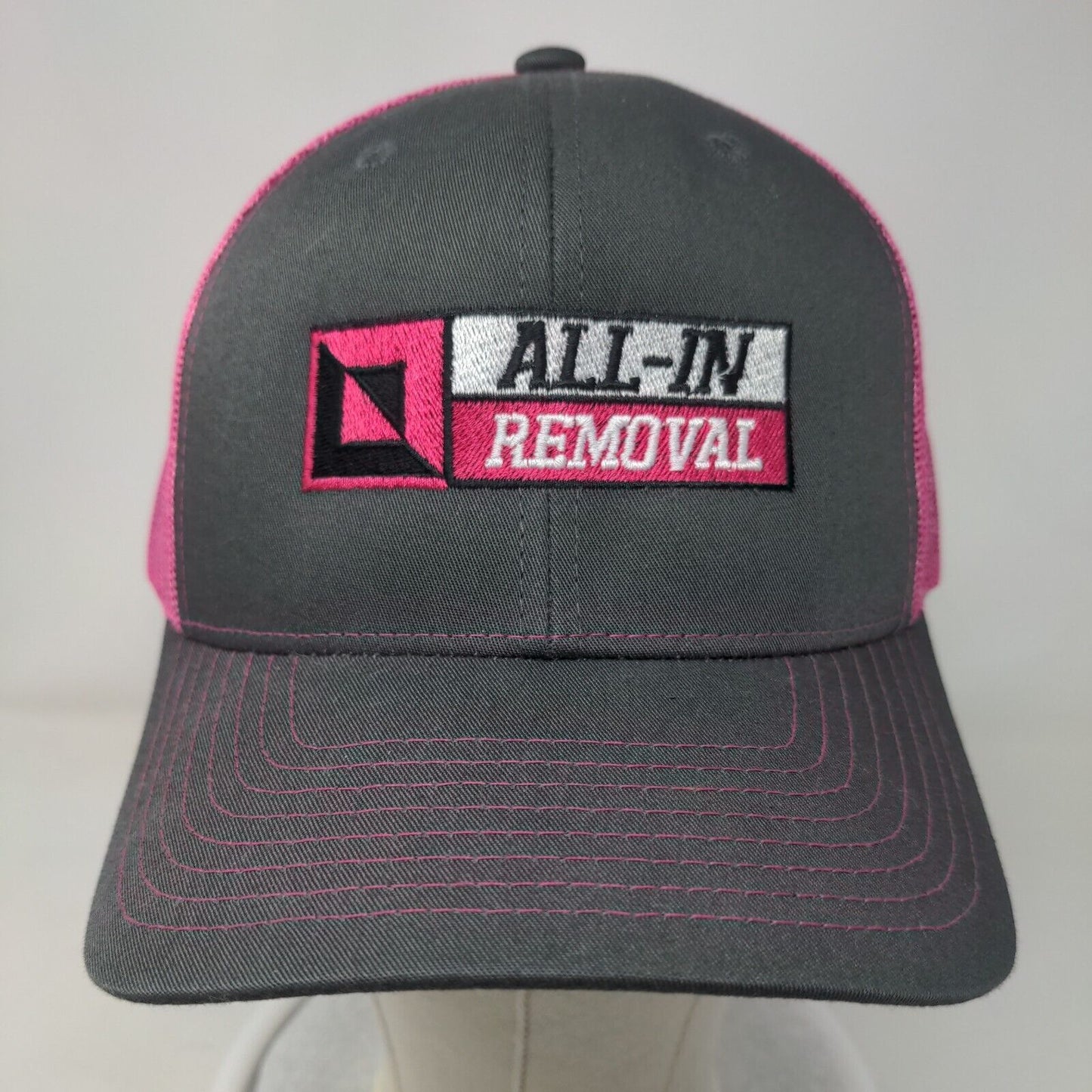 All-In Removal Snapback Trucker Hat Multicolor One Size Adjustable Richardson