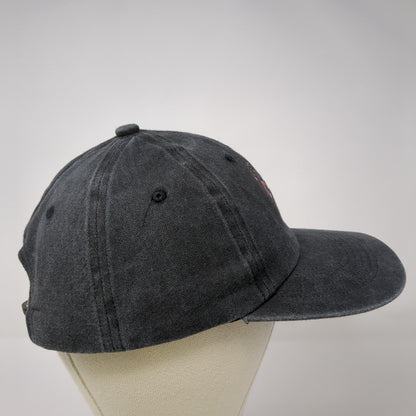 Cozumel Slideback Hat Black One Size Adjustable 6 Panel Vent Holes