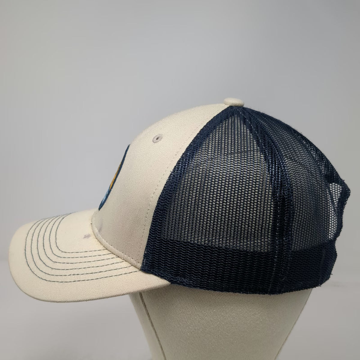 Outdoor Cap Trucker Hat Beige OSFM Rural King Windmill Snapback Mesh Farm Store