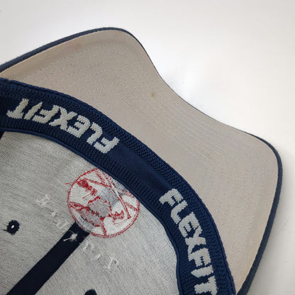 Flexfit Baseball Cap Blue XL F.T.L.L. 1965 Logo Graphic Elastic Fitted Hat