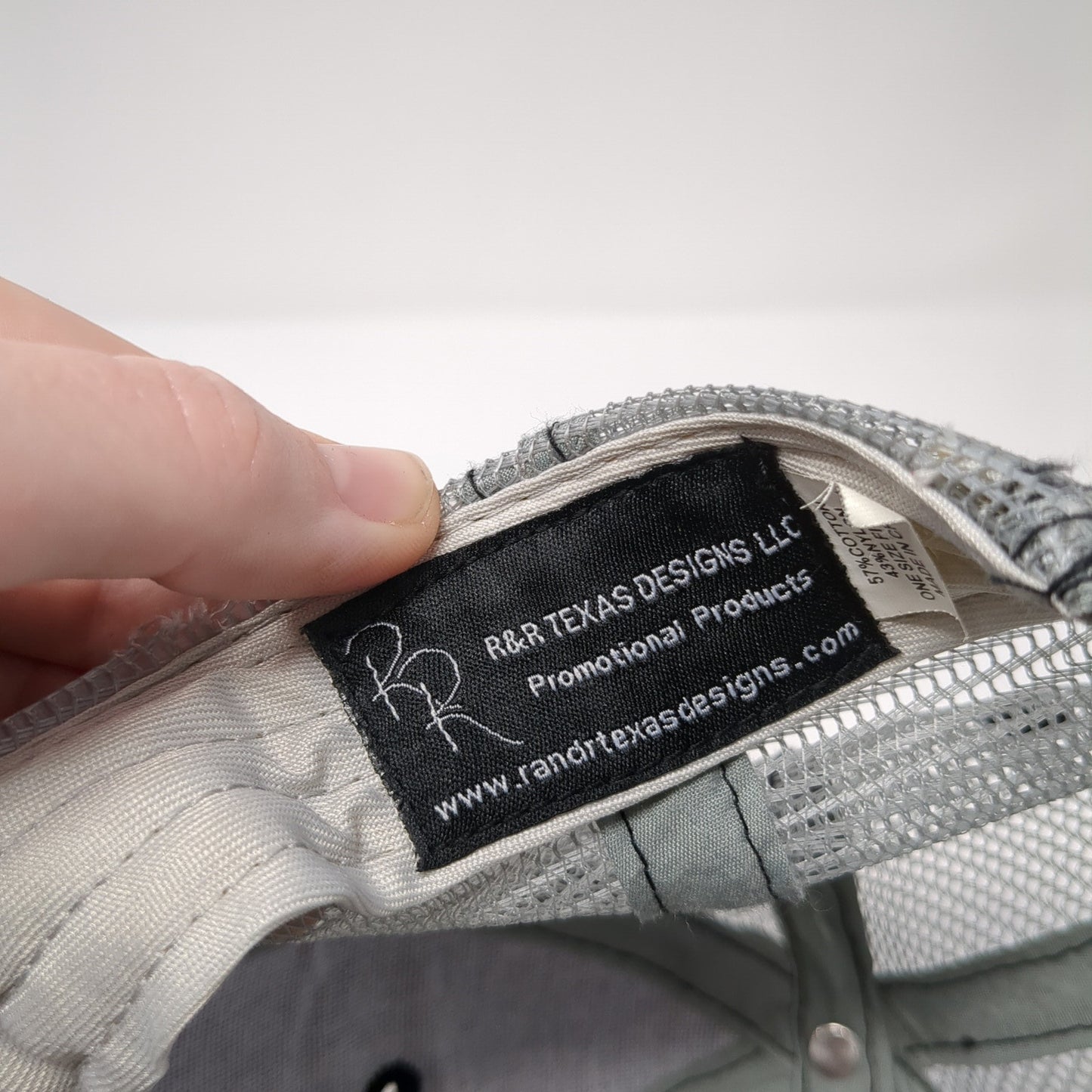 Twisted X Boots Strapback Mesh Back Trucker Hat Embroidered Skull Logo