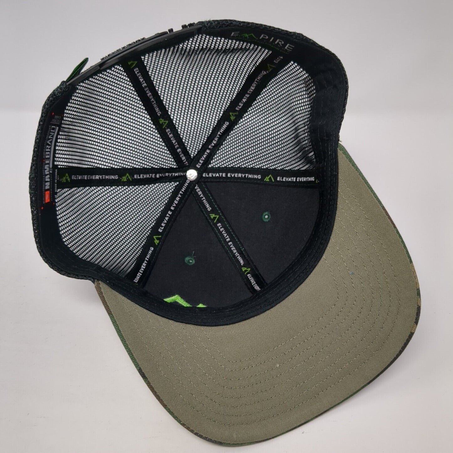 Empire Title & Escrow Snapback Mesh Back Trucker Hat Camo One Size