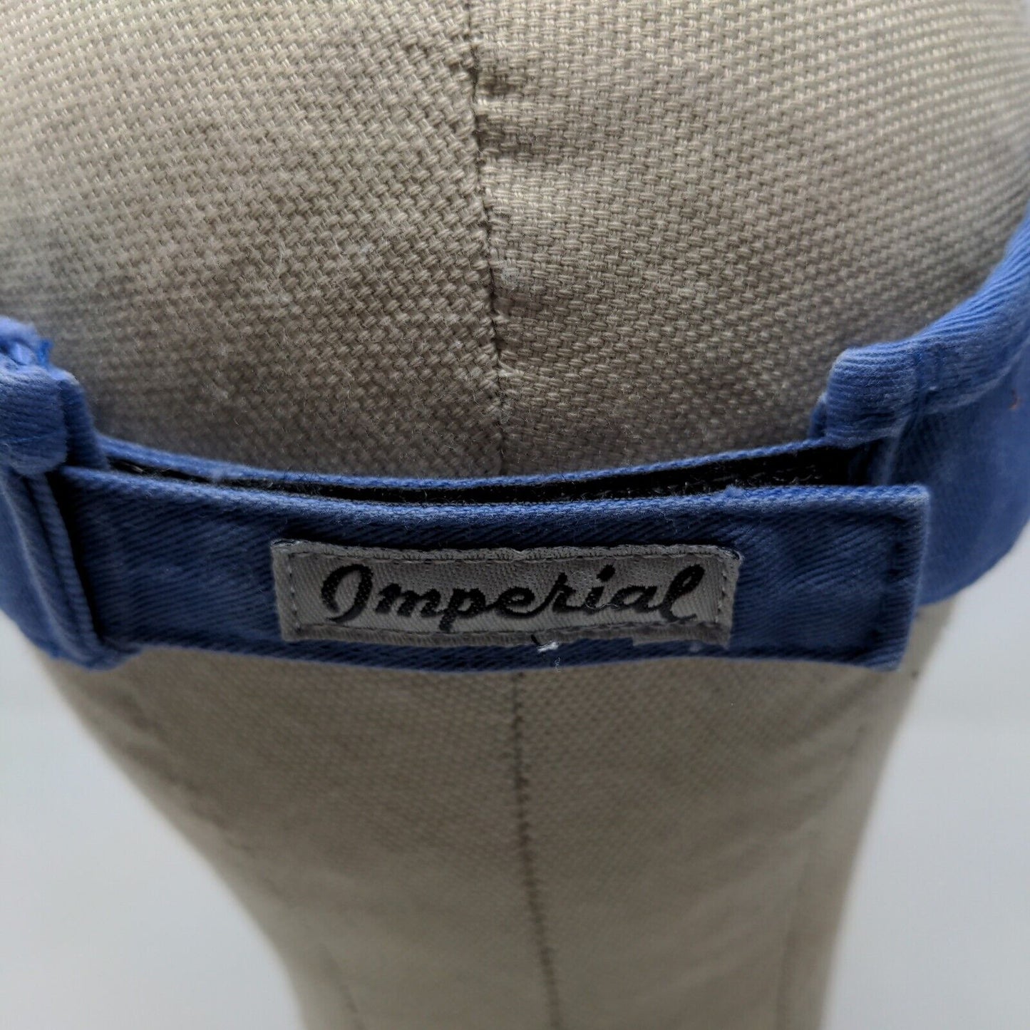 Imperial Men's Strapback Visor Hat Blue Adjustable Embroidered Homestead Resort