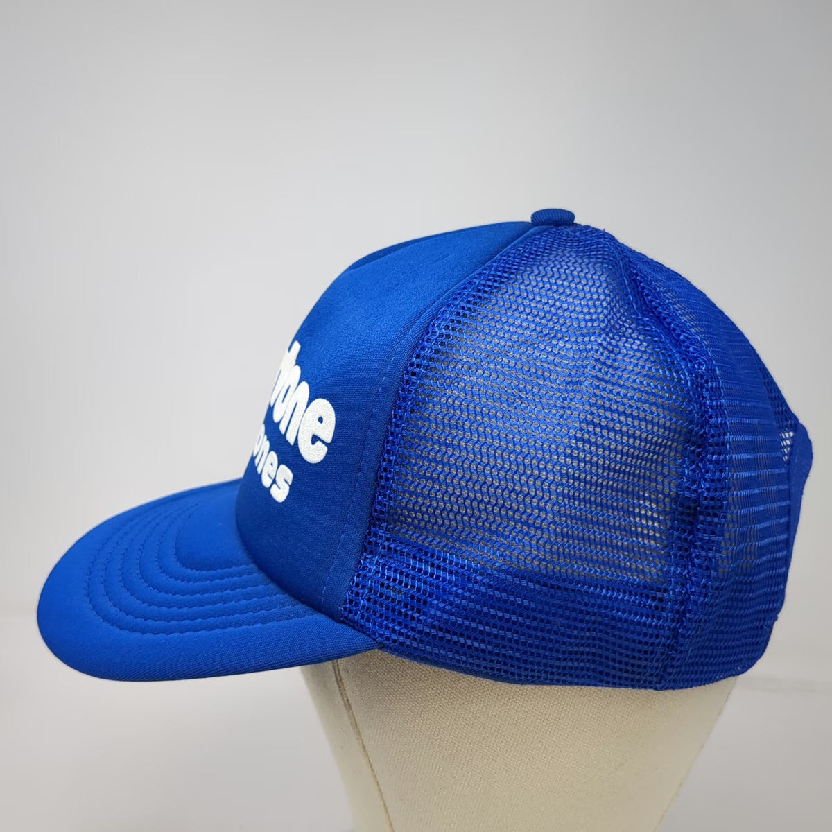 I/D/E/A inc. Executone Telephones Trucker Hat Blue Snapback Mesh Back Vintage