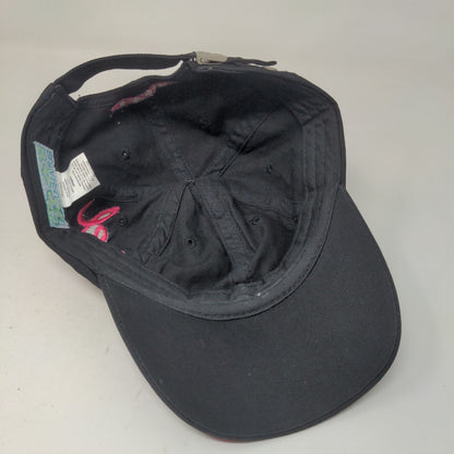 Cozumel Mexico Slideback Hat Black One Size Embroidered Usharis 6 Panel