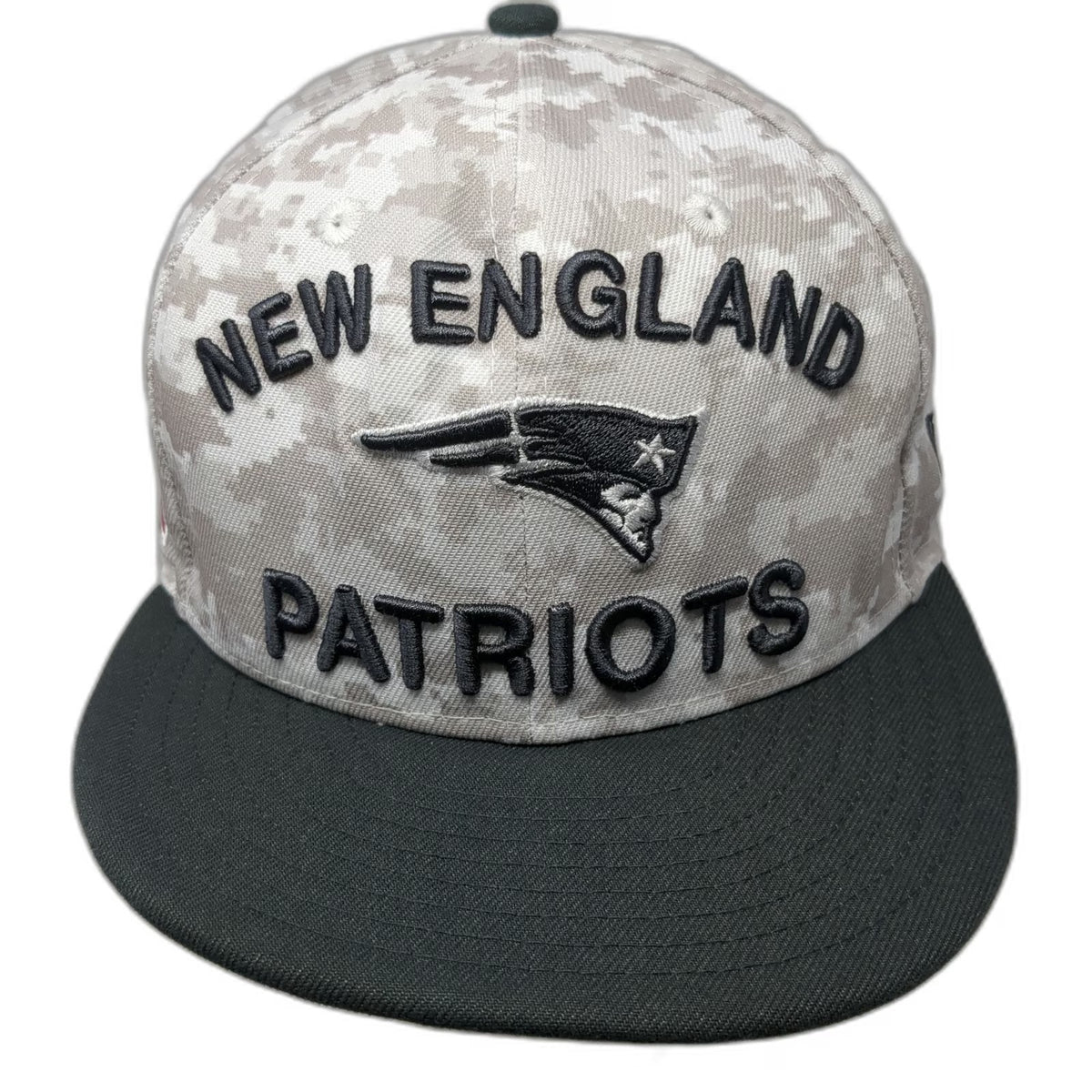 New England Patriots NFL New Era Snapback Gray L Salute to Service Camo Flat Hat
