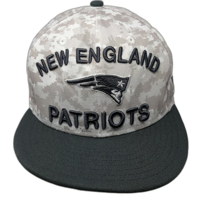 New England Patriots NFL New Era Snapback Gray L Salute to Service Camo Flat Hat