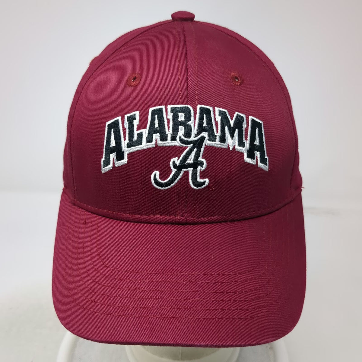 Captivating Headgear Alabama Crimson Tide NCAA Red One Size Cap Strapback Logo A