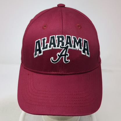 Captivating Headgear Alabama Crimson Tide NCAA Red One Size Cap Strapback Logo A