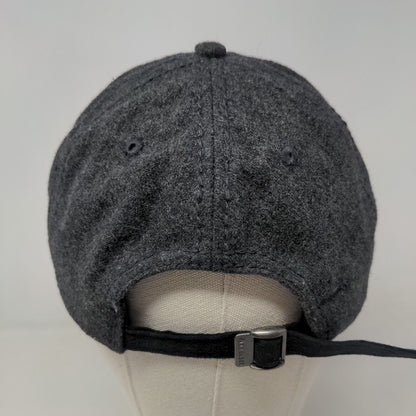 Van Heusen Men's Slideback Hat Gray Adjustable Wool Blend 3D Logo