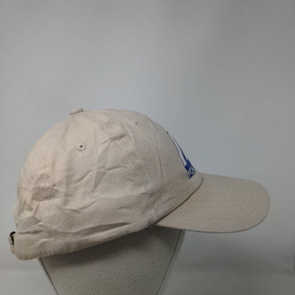 FCA Sports Slideback Hat Tan One Size Adjustable Solid 6 Panel Big X