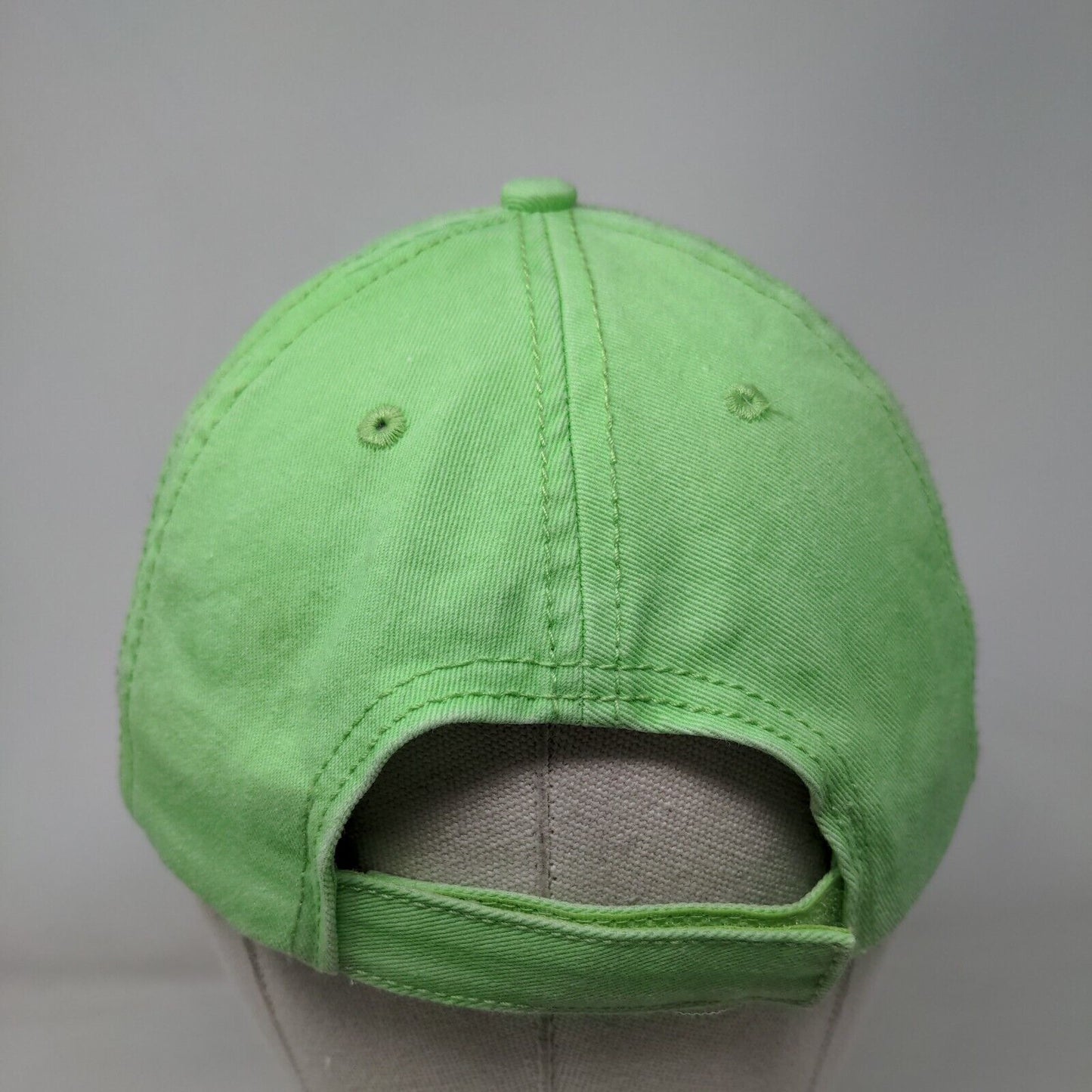 Marco Island Florida Strapback Hat Green One Size Adjustable Alvin's Island