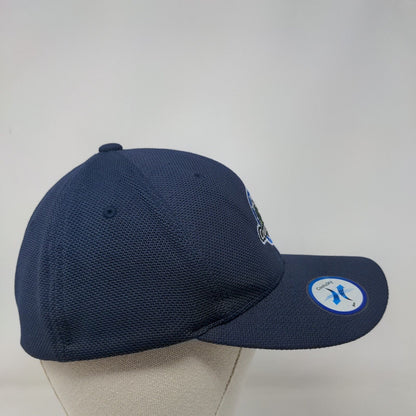 Country Delite Fitted Golf Hat Blue One Size Flex Fit Cool & Dry Embroidered